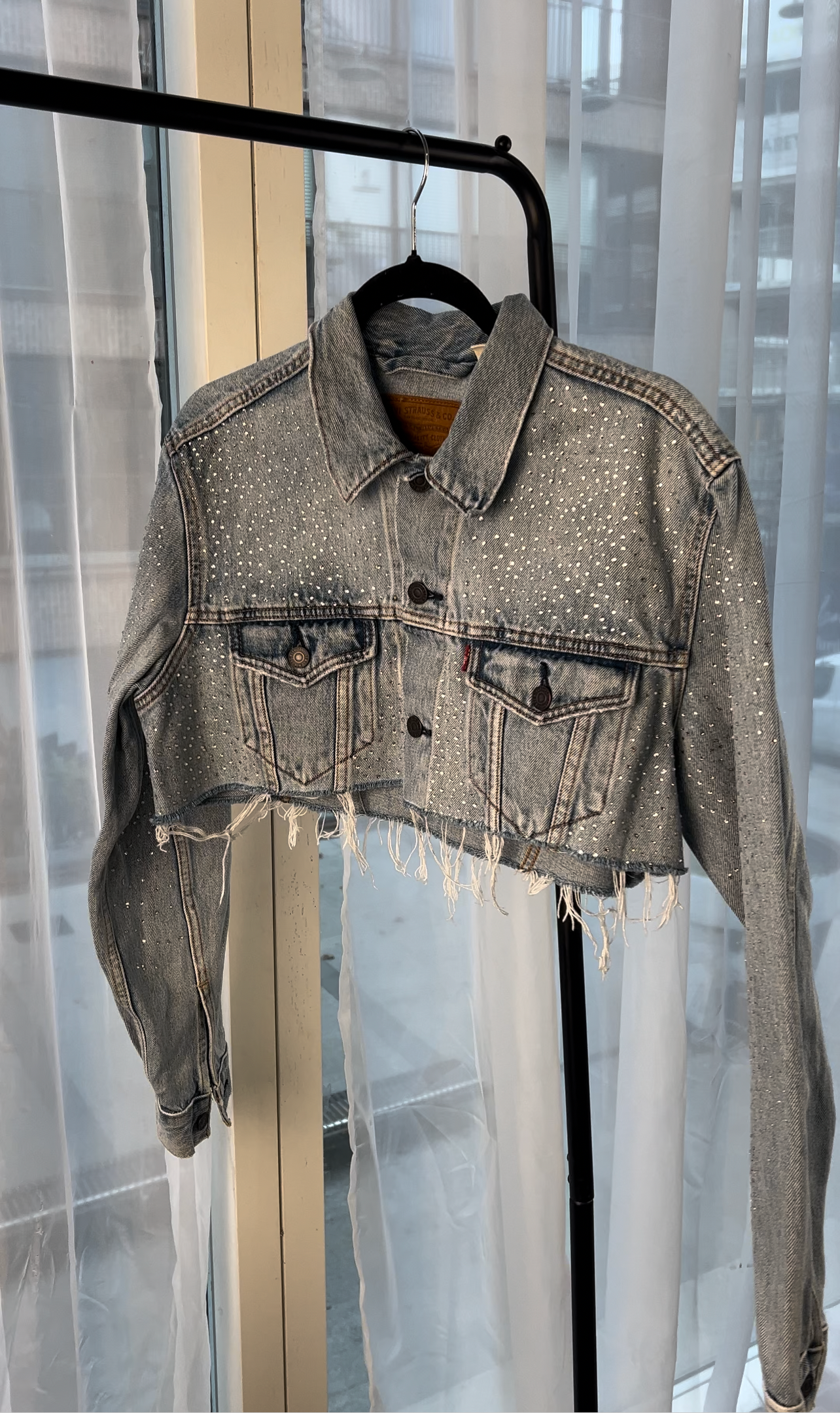 Diamanté Cropped Jacket